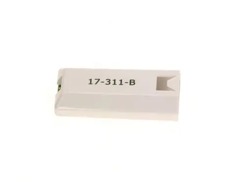 Weißes Gehäuse mit einer Kennzeichnung "17-311-B", vermutlich Teil eines Bosch Produkts, auf einer hellen Unterlage.